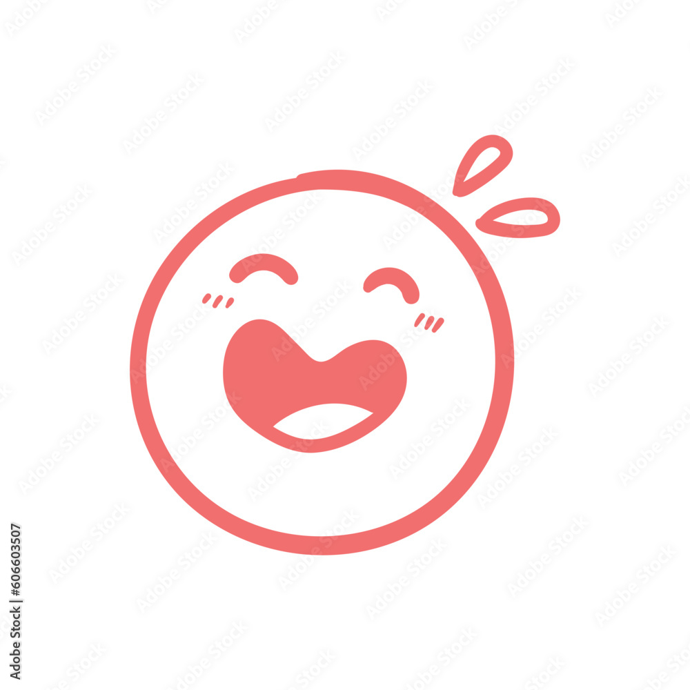 Hand drawn doodle elements, emotional faces Cute decorative objects for children. Hand drawn doodle elements, emotional faces Cute decorative objects for children.