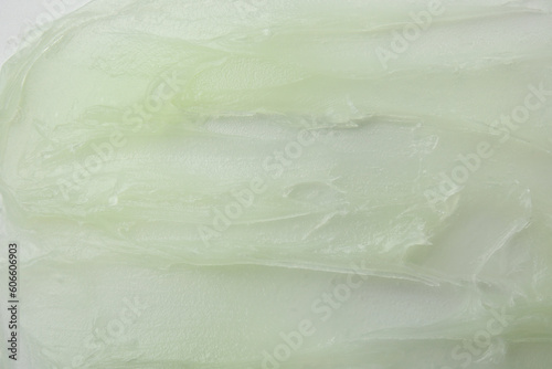 Texture of cosmetic petrolatum as background, closeup view photo