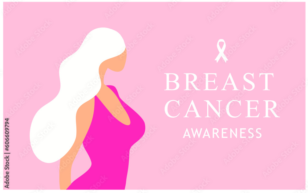 Breast cancer awareness for love and support. Beautiful young women standing with pink ribbon brooch vector illustration. Breast cancer concept background
Breast cancer awareness for love and support. Beautiful young women standing with pink ribbon brooch vector illustration. Breast cancer concept background