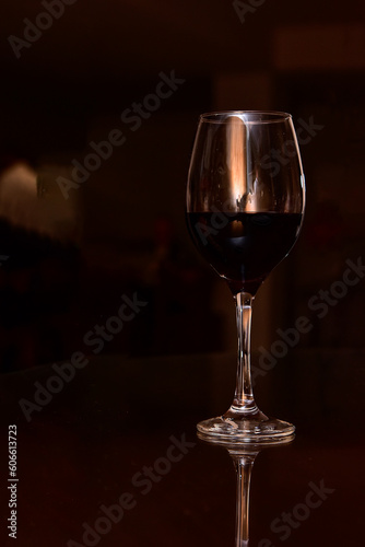 glass, glass of wine, glass of red wine, dark background