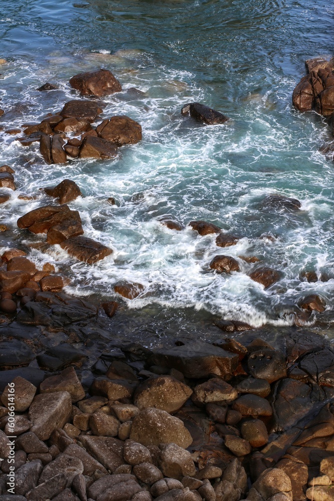 waves on the rocks waves on the rocks