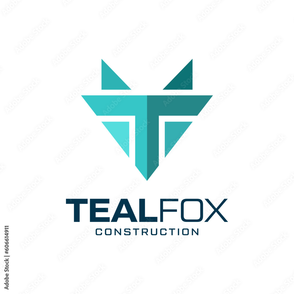 Construction and fox combination logo. It is suitable for construction logos. Construction and fox combination logo. It is suitable for construction logos.