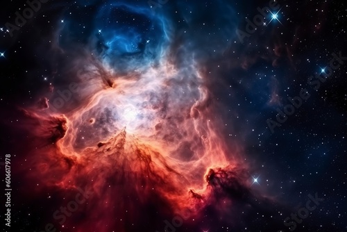 The Orion Nebula deep space objects.