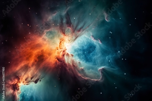 The Orion Nebula deep space objects. © MdImam