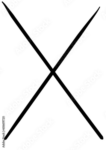 two crossed swords