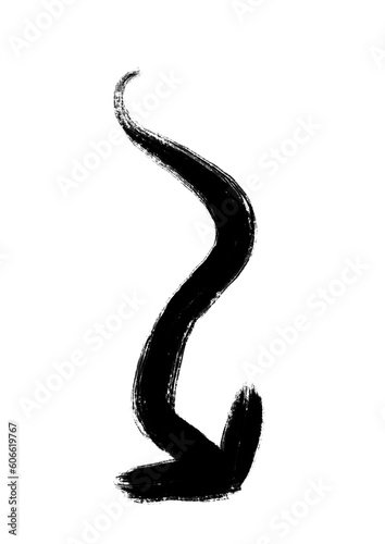 black and white chalk