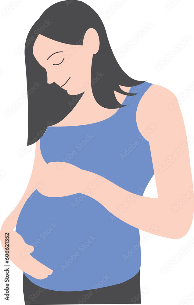 Fototapeta premium The women pregnancy love baby 2023052609