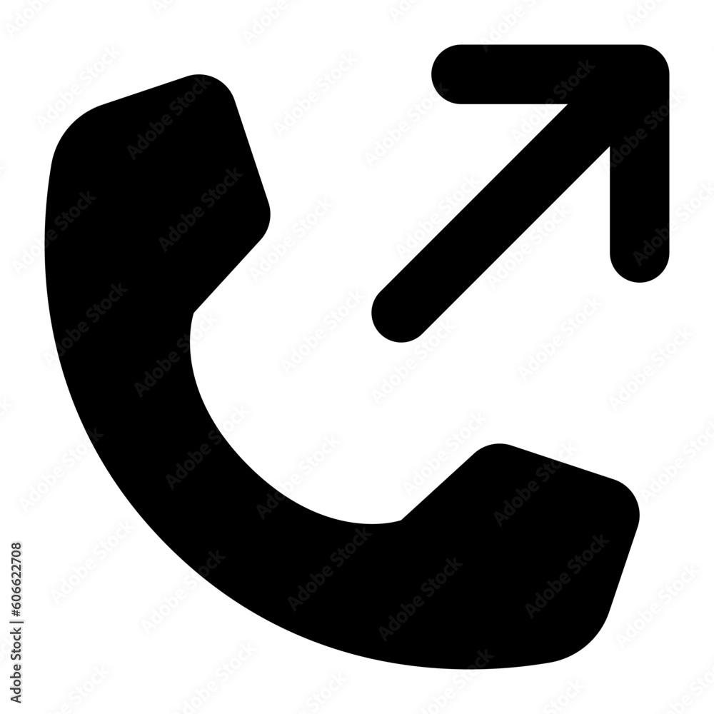 Phone Arrow Outgoing Icon Phone Arrow Outgoing Icon