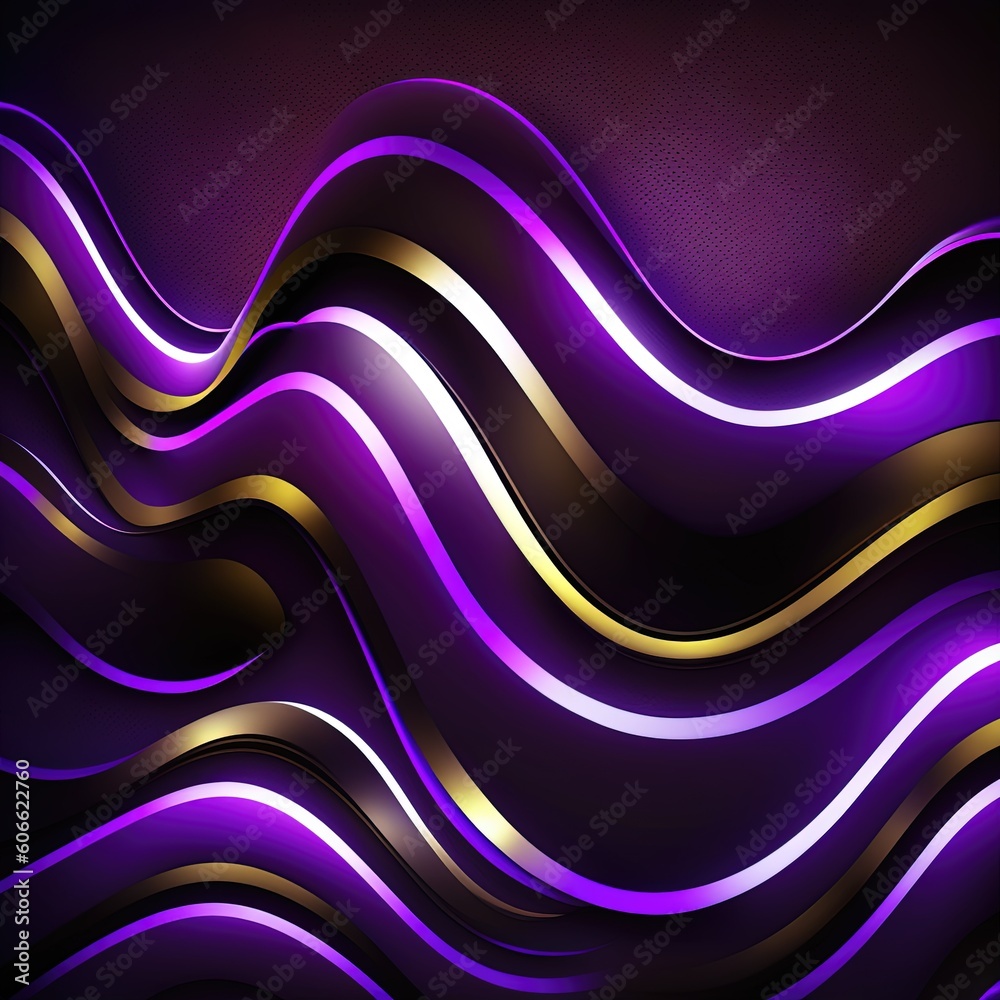 Φωτογραφία abstract background with lines purble and black, ia generativa