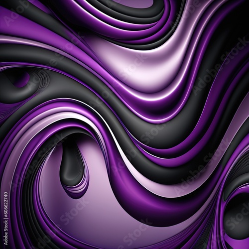 abstract background with lines purble and black, ia generativa photo