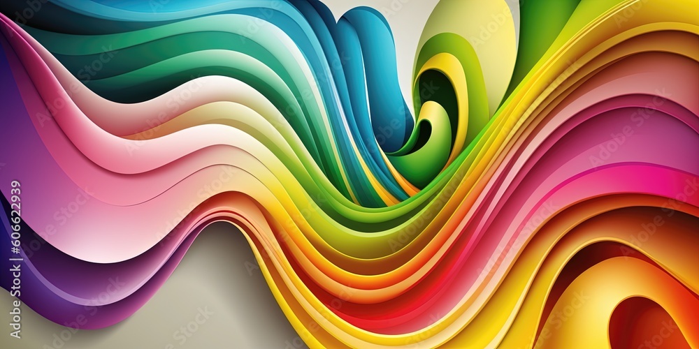 Fototapeta premium abstract 4k colorful background, generative ai