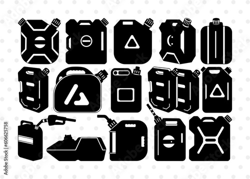 Fuel Tank Silhouette, Fuel Tank SVG, Gas Tank Svg, Gas Bottle Svg, Fuel Tank Bundle, SB00795