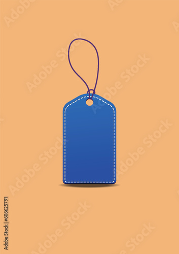  Blank promotional sale badge. Vector illustration.