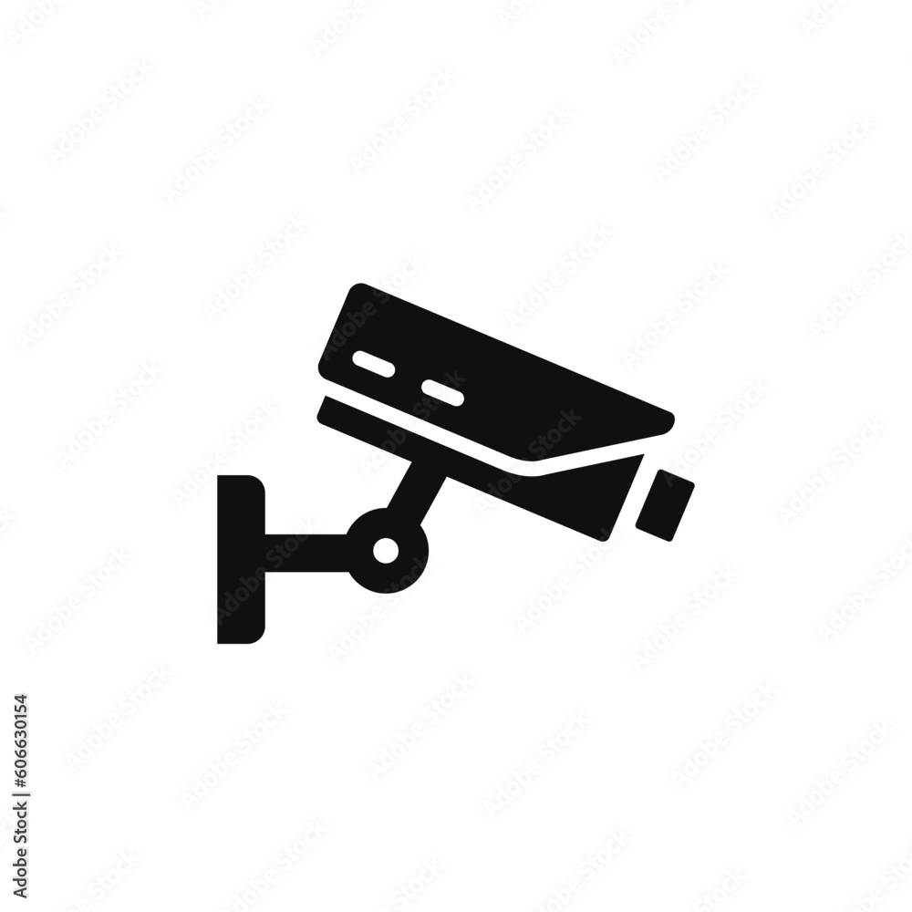 CCTV icon isolated on white background CCTV icon isolated on white background