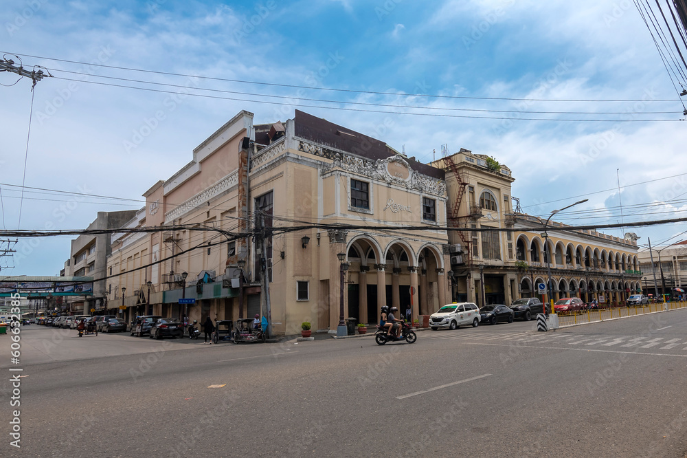 Iloilo City, Philippines - April 2023: The Regent Theatre in downtown Iloilo along JM Basa Street or Calle Real.