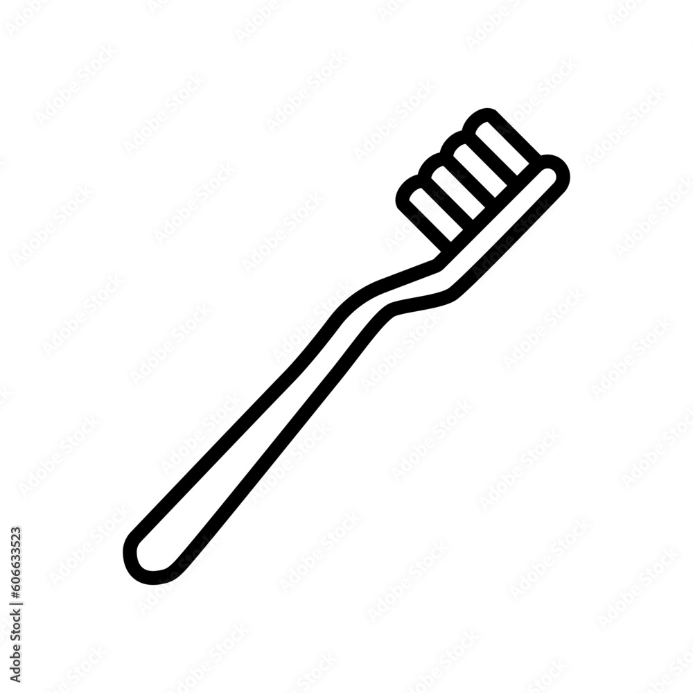 Tooth brush icon vector on trendy design Tooth brush icon vector on trendy design