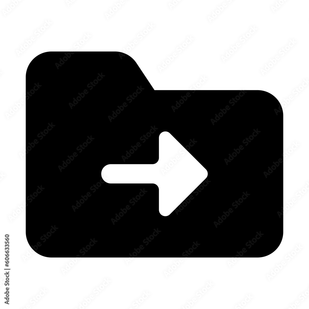 Folder Arrow Right Icon Folder Arrow Right Icon