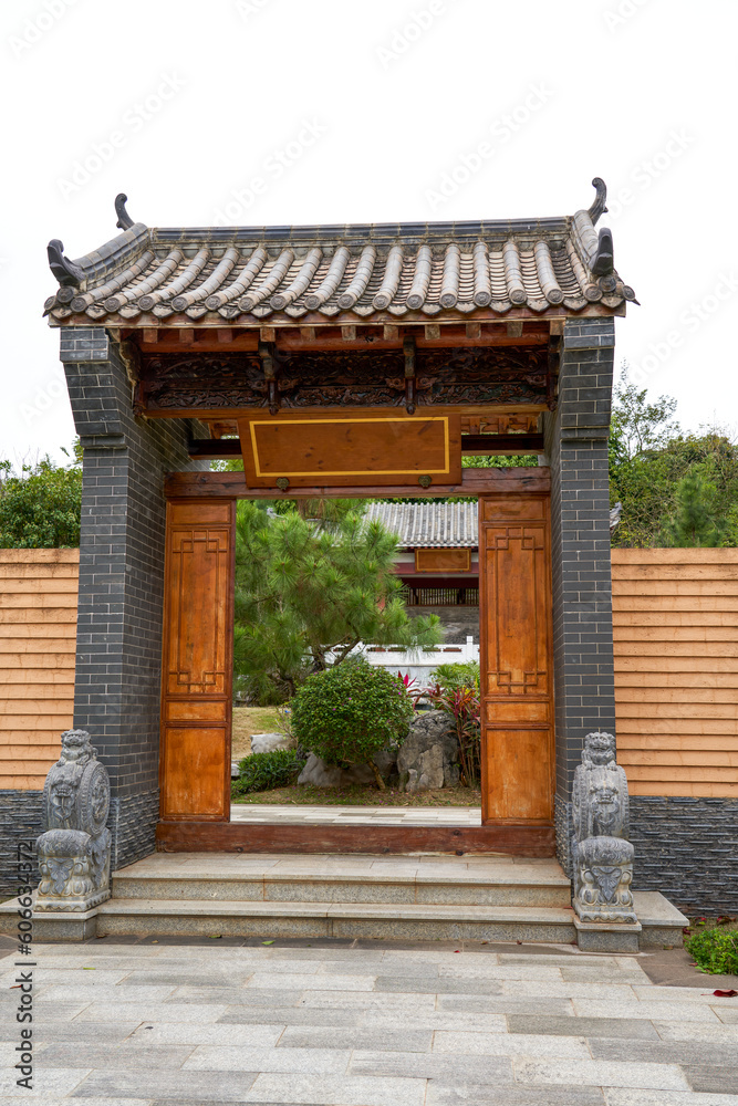Ancient buildings of luxurious ancient Chinese traditional royal gardens Ancient buildings of luxurious ancient Chinese traditional royal gardens