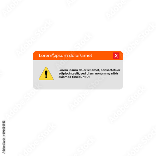 The Notification pop up. Isolated Vector Illustration. Boxes Template for Iphone. windows xp. windows notification. Microsoft Word .doc Microsoft Excel xls powerpoint ppt