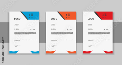 letterhead design template