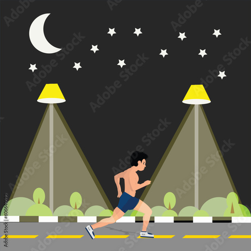 night run Art & Illustration