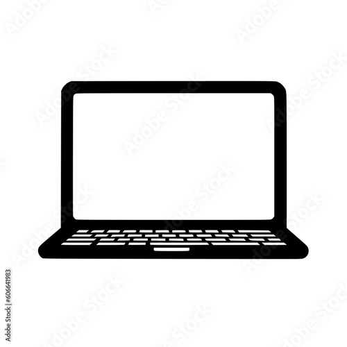 Laptop vector illustration isolated on transparent background