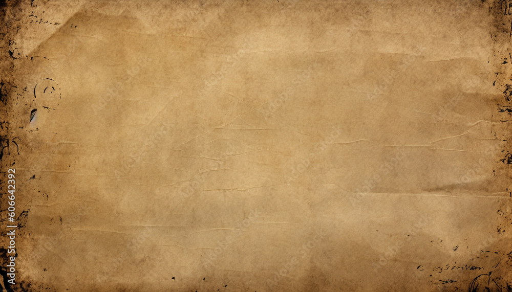 Fototapeta premium Old paper vintage background, Grunge Retro rustic cardboard brown empty blank space page