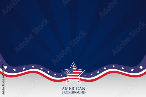 Vector independence day 4th of July patriotic background