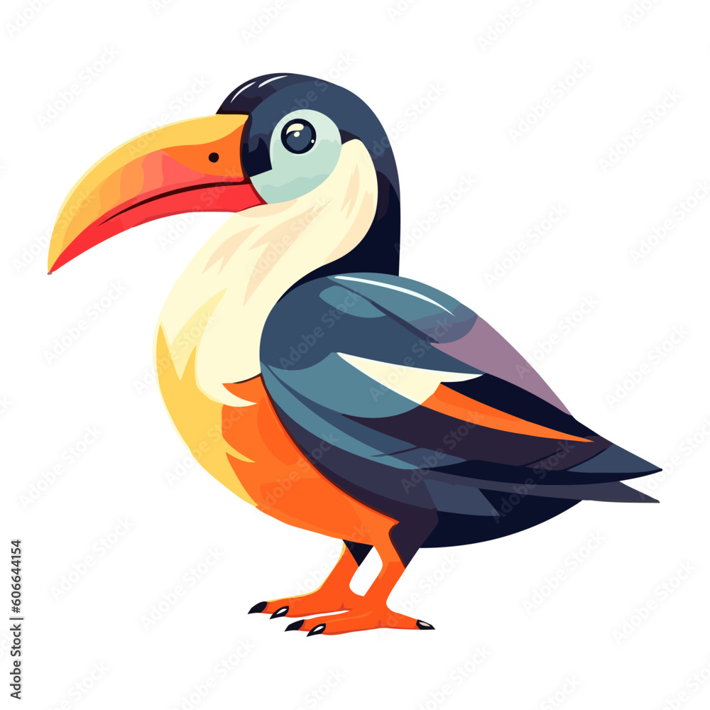 Fototapeta premium exotic cute toucan bird