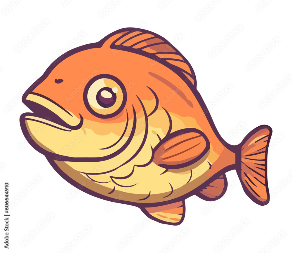 fish on white background fish on white background