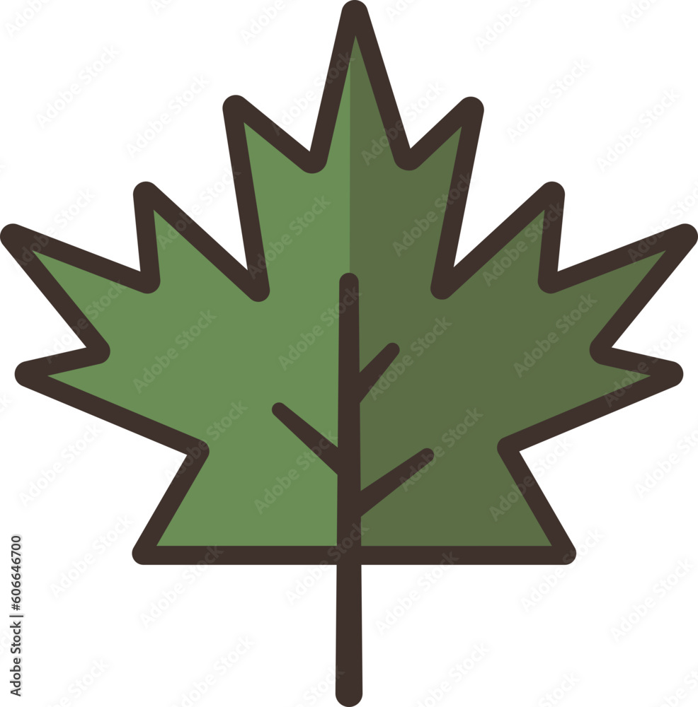leaf green plant autumn icon element leaf green plant autumn icon element