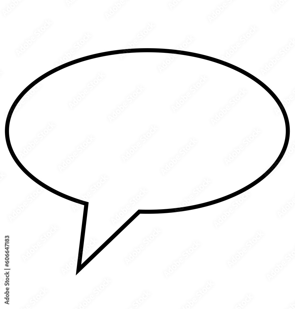 Digital png illustration of white speech bubble with copy space on transparent background Digital png illustration of white speech bubble with copy space on transparent background
