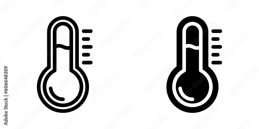 Thermometer icon. sign for mobile concept and web design. vector illustration Thermometer icon. sign for mobile concept and web design. vector illustration