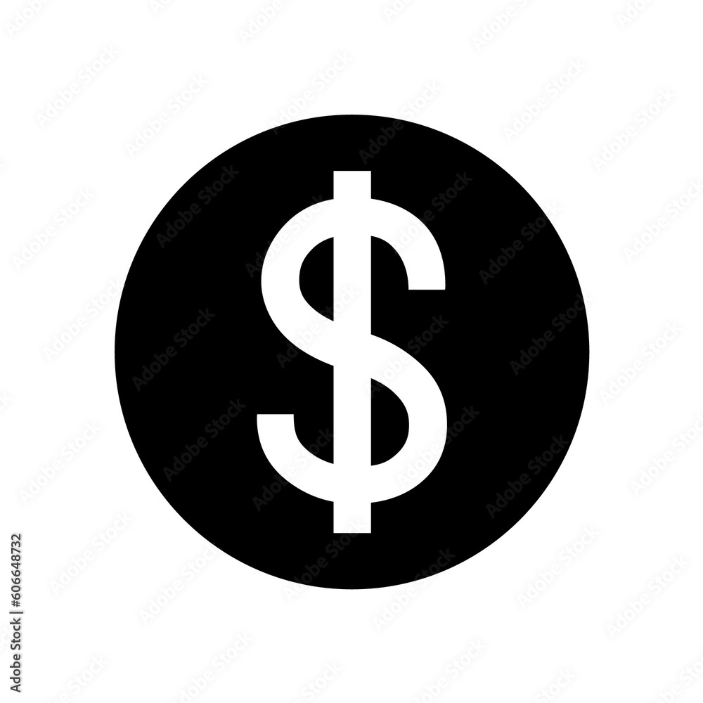 cicle US dollar currency symbol on transpaent background file format png cicle US dollar currency symbol on transpaent background file format png