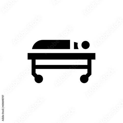 dead bodies icon vector graphic with colors