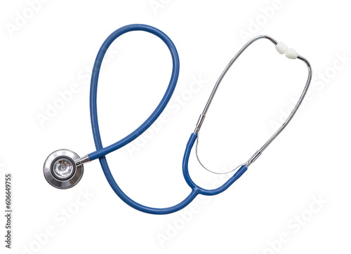 Medical stethoscope on transparent background,Medical tool.