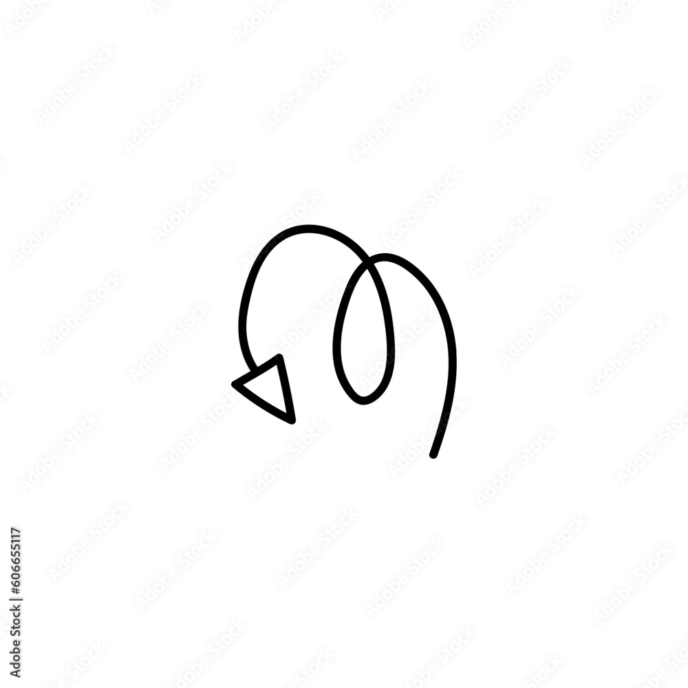 line, arrow, doodle element line, arrow, doodle element