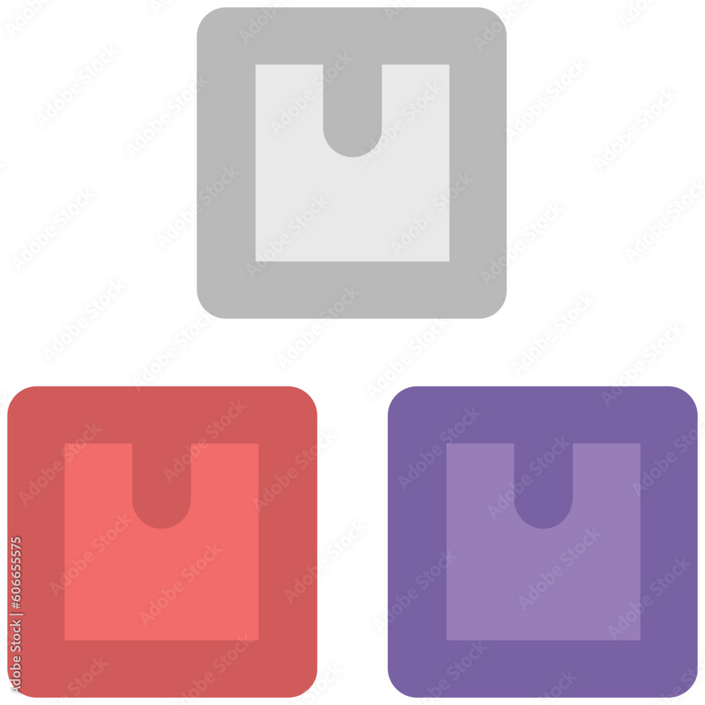 Logistics service, icon design of sockets Logistics service, icon design of sockets