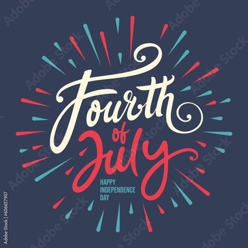 4th of July, fourth of july banner, fireworks, celebrations, sale, poster, background, flyers, bunting, ads, signs, logo, clipart, social media post, vector for Independence day, USA
