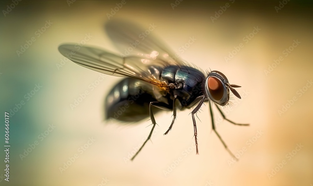 The agile fly zooms through the air, blending with nature's beauty. Creating using generative AI tools The agile fly zooms through the air, blending with nature's beauty. Creating using generative AI tools