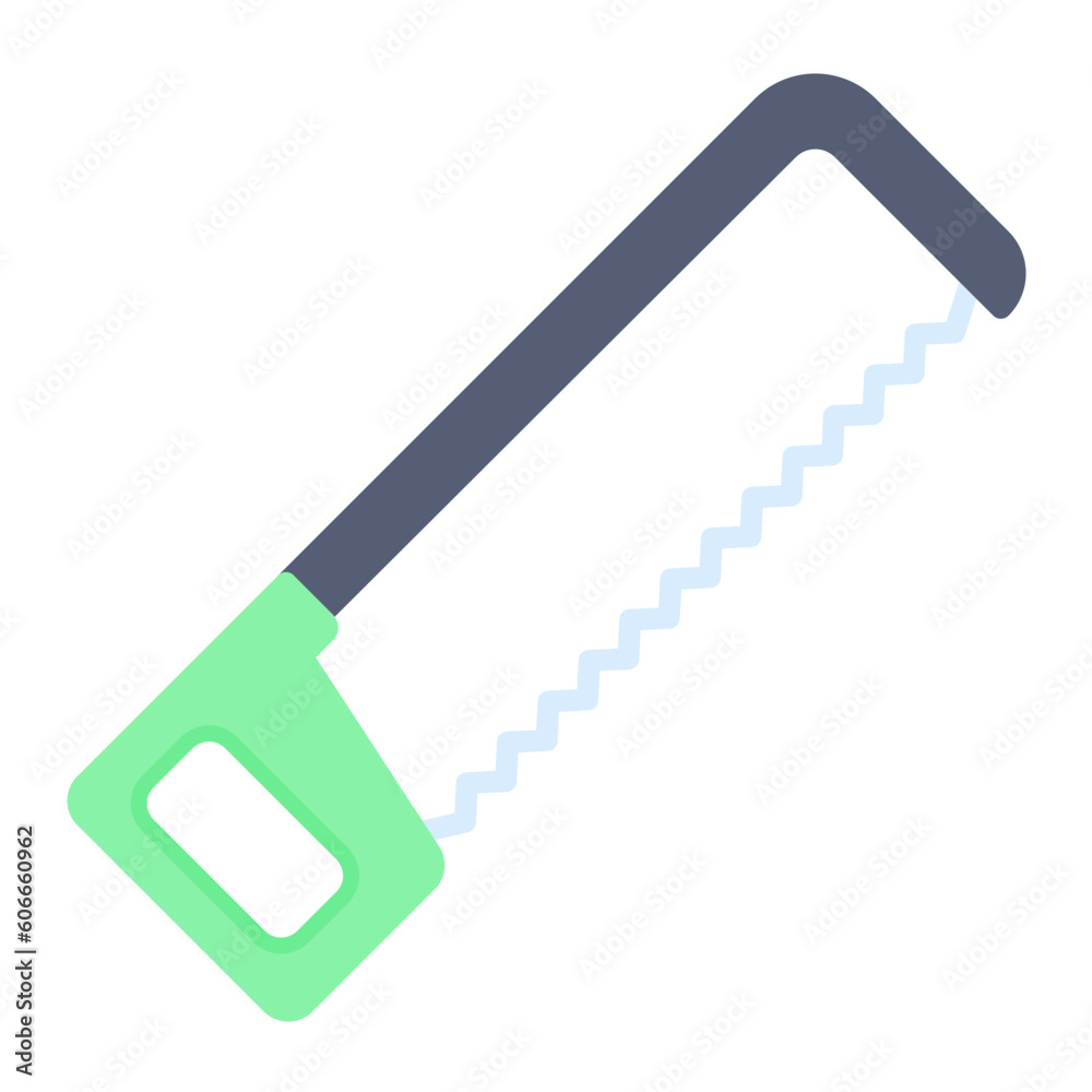 Hacksaw Flat Icon Hacksaw Flat Icon
