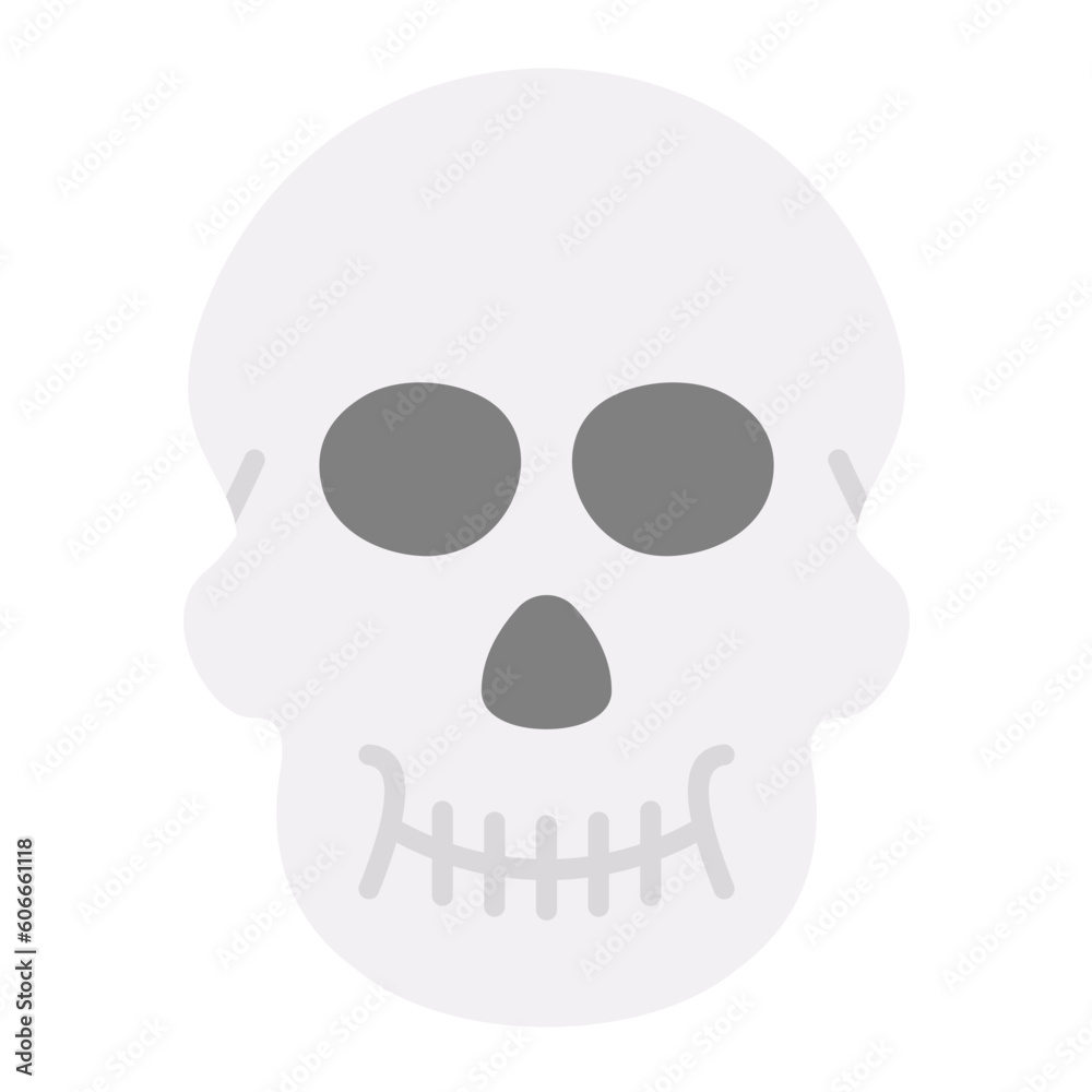Skull Flat Icon