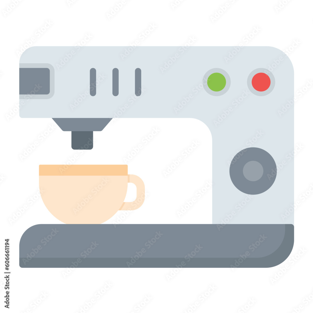 Coffee Maker Flat Icon