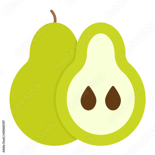 Pear Flat Icon