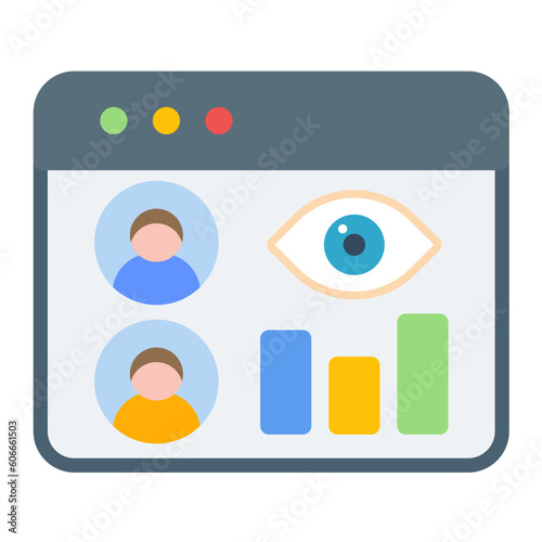 Audience Insight Flat Icon