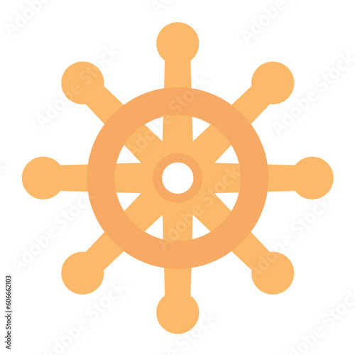 Ship Wheel Icon