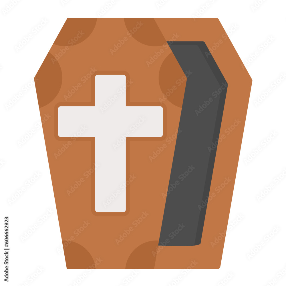 Obraz premium Coffin Icon