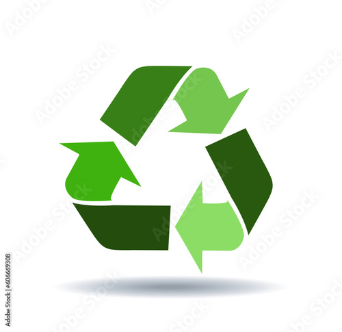 Vector recycle signs illustration design
