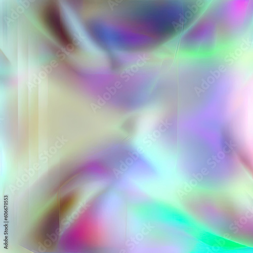The abstract background illustration contains colored transparency floral appearance with Generative AI. © CarlosTamsui