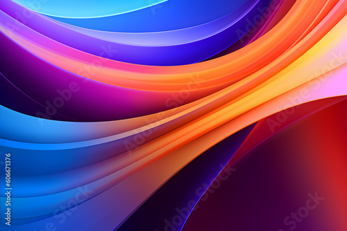 Dynamic multi-colored gradient waves background with vibrant colors
